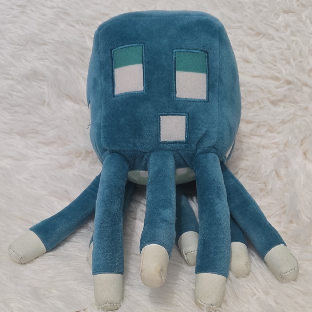 Cliffs And Caves Minecraft Glow Squid Plushie